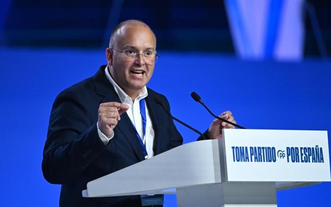 El secretario general del PP, Miguel Tellado