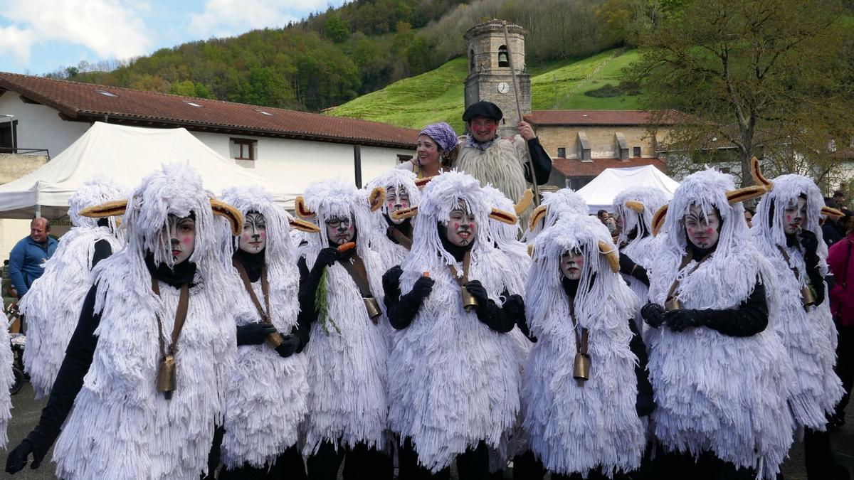 El rebaño de Orritz-Iskidi animó la mañana de feria. N.M.