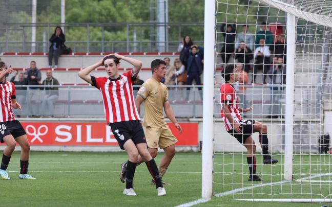 Vicandi lamenta una ocasión fallada ante el Barcelona