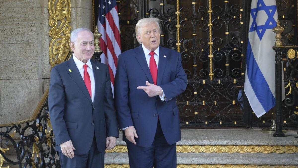 Reunión entre Netanyahu y Trump en Florida.