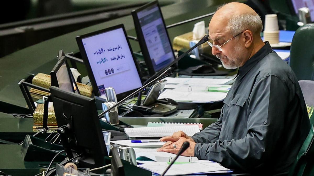 El presidente del Parlamento de Irán, Mohamed Baqer Qalifab.
