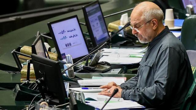 El presidente del Parlamento de Irán, Mohamed Baqer Qalifab.