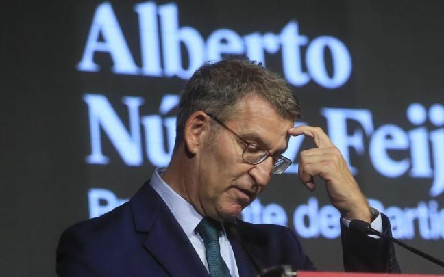 El presidente del PP, Alberto Núñez Feijóo, en el congreso Santander de Vocento El presidente del PP, Alberto Núñez Feijóo, en el congreso Santander de Vocento