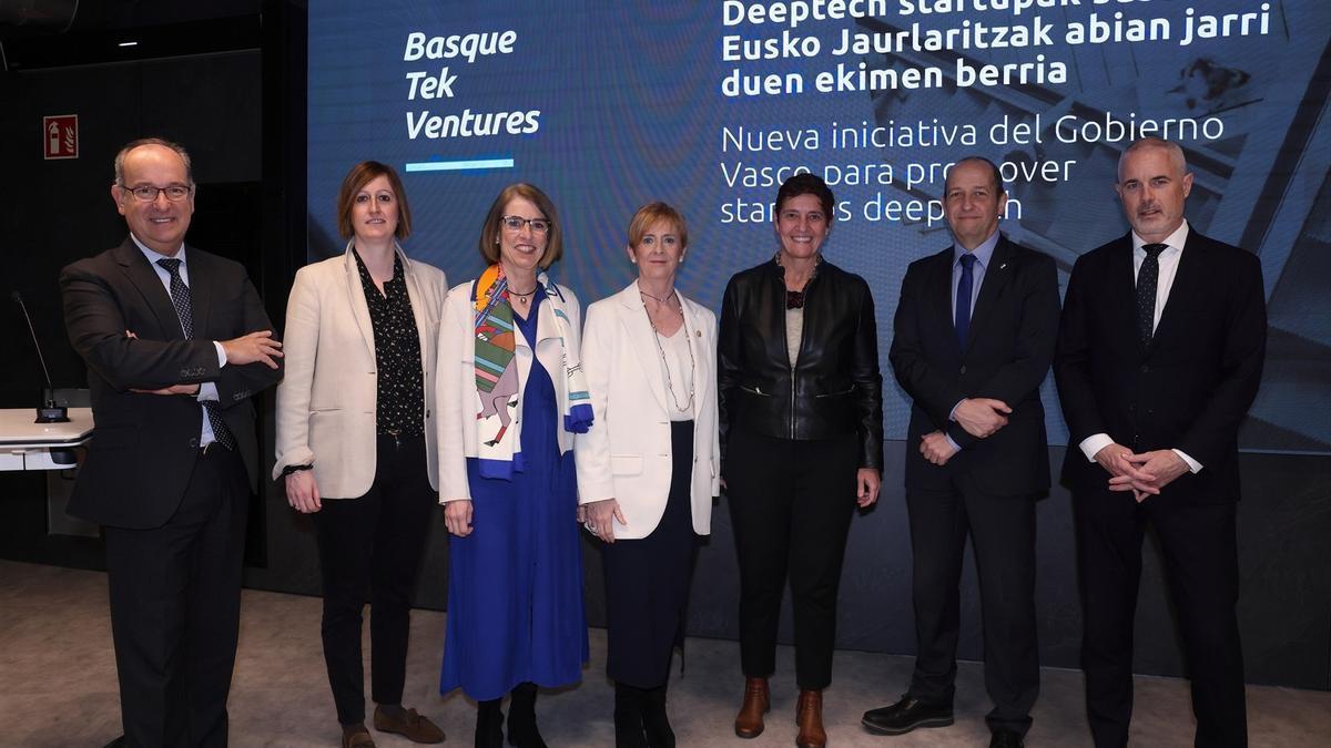 Presentación en el Parque Tecnológico de Bizkaia, en Zamudio, de la segunda edición de Basque Tek Ventures