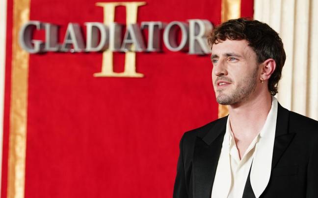 El actor irlandés Paul Mescal en la premiere mundial de 'Gladiator II' en Londres. / EP El actor irlandés Paul Mescal en la premiere mundial de 'Gladiator II' en Londres.