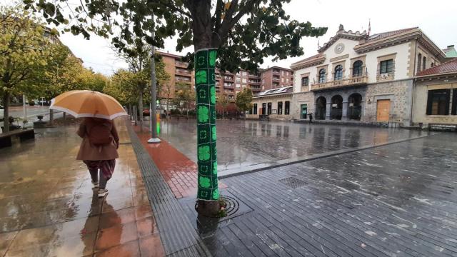 Ayuntamiento de Amurrio desde la plaza Juan Urrutia