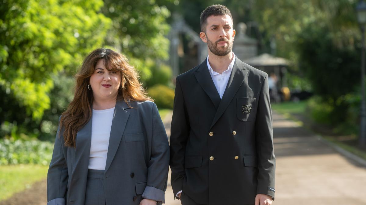Broncano junto a Lalachus en los Premios Ondas.