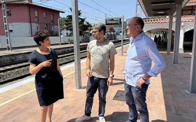 Visita a la estación de tren de Ordizia.