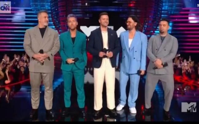 La emblemática banda pop NSYNC. La emblemática banda pop NSYNC.