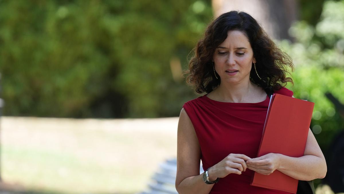 La presidenta de la comunidad de Madrid, Isabel Díaz Ayuso, sigue "eñe que eñe" su cruzada contra euskera, catalán y gallego