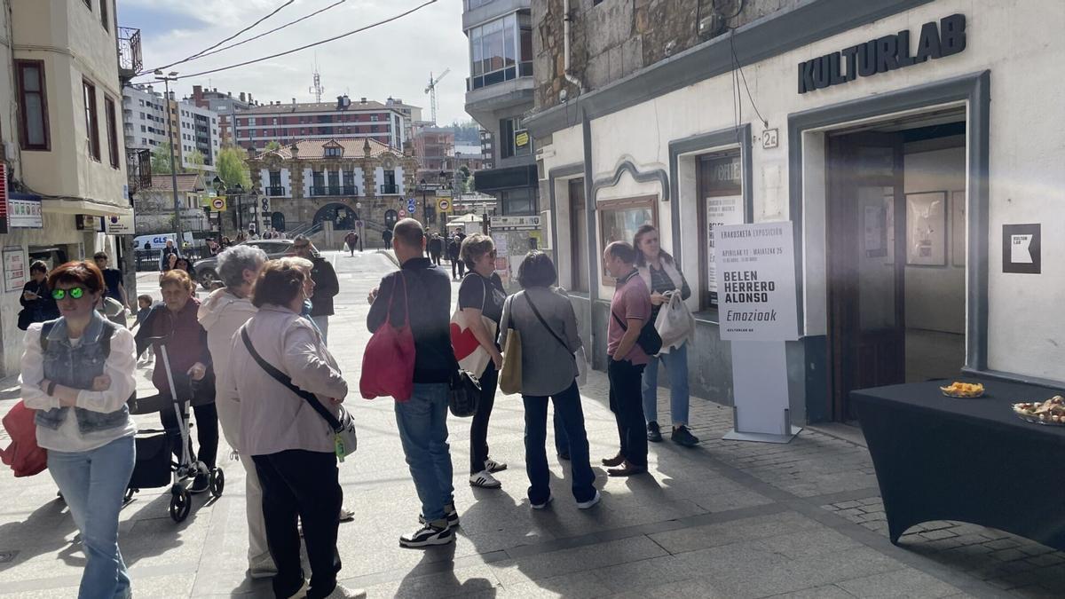 Exterior sede Kulturlab durante la exposición que albergó el pasado mayo