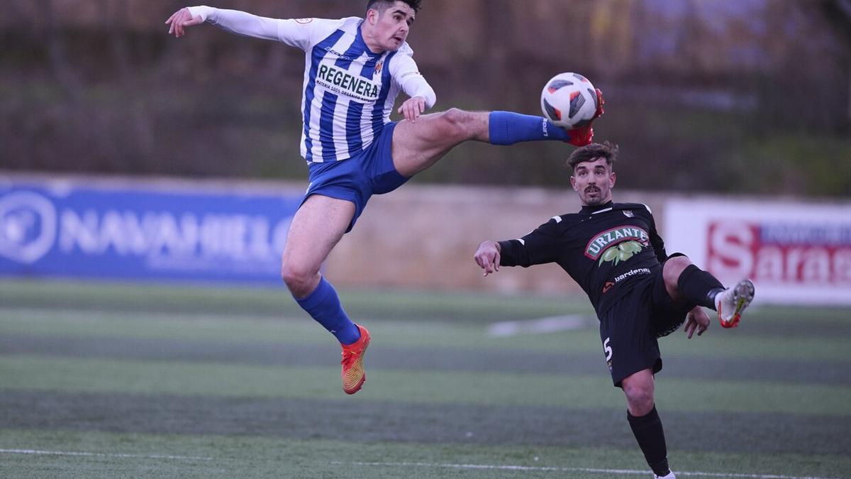 El Izarra en un partido anterior