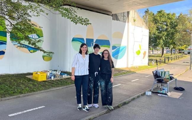 La presentación de la octava edición de la feria Ribera ha tenido lugar esta mañana en el bidegorri de Santiago.