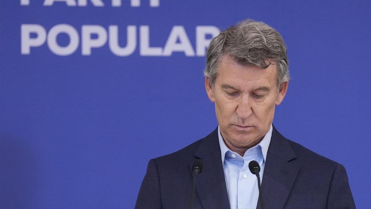 El líder del PP, Alberto Núñez Feijóo.