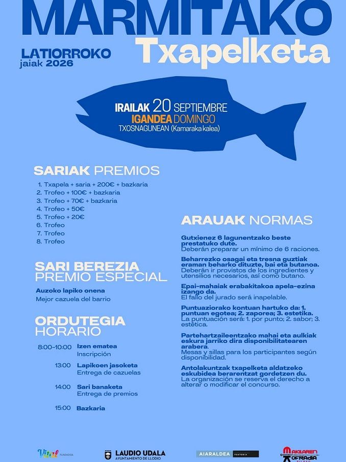 Bases del concurso de marmitako de Latiorro