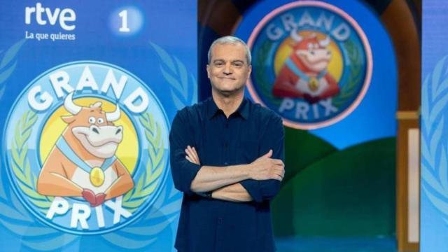 El presentador del 'Grand Prix', Ramón García