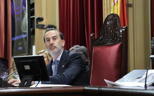 El presidente del Parlamento de Baleares, Gabriel Le Senne, de Vox