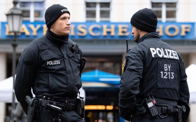 Policías alemanes, en una imagen de archivo.