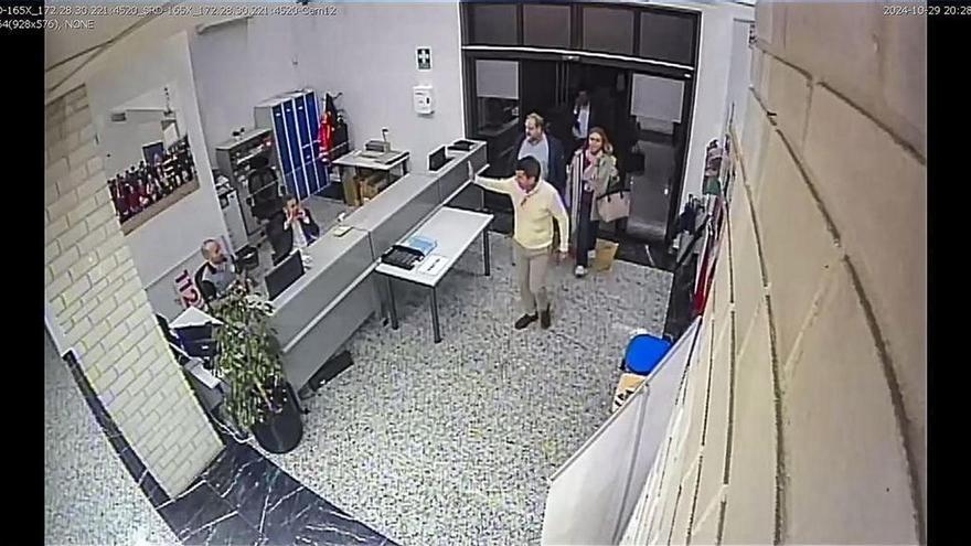 Llegada de Mazón al Cecopi a las 20:28 el día de la dana.