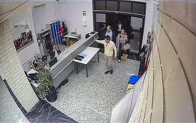 Llegada de Mazón al Cecopi a las 20:28 el día de la dana.