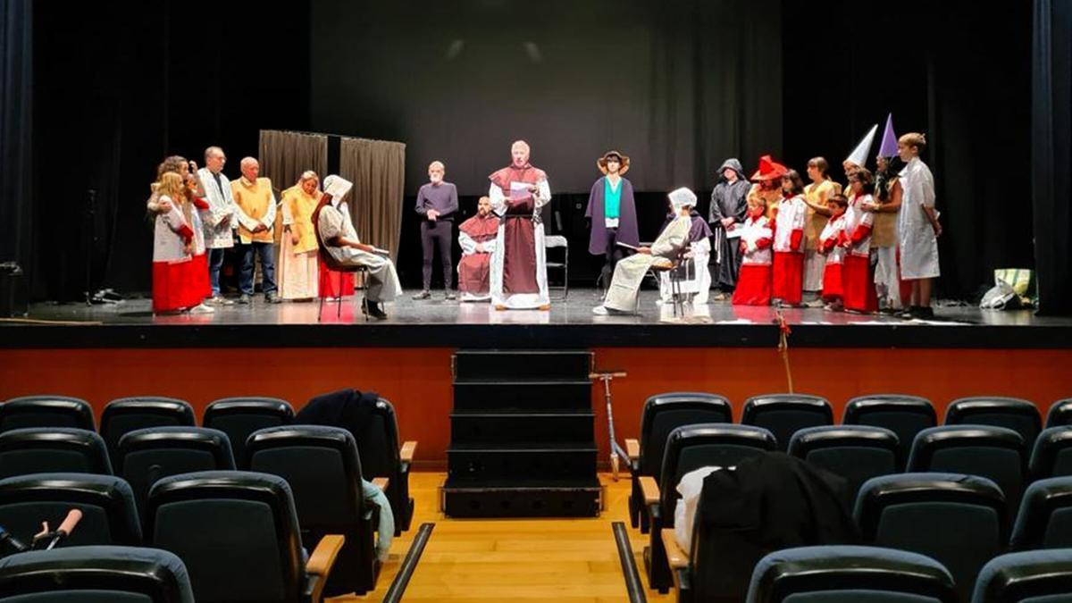 Ensayo de la obra ‘Las brujas de Urdaibai’, en 2023