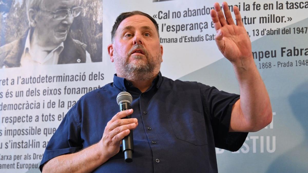 El expresidente de ERC Oriol Junqueras.