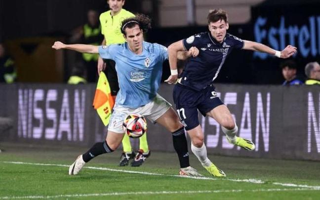 Kieran Tierney, en el encuentro ante el Celta. / N.G.