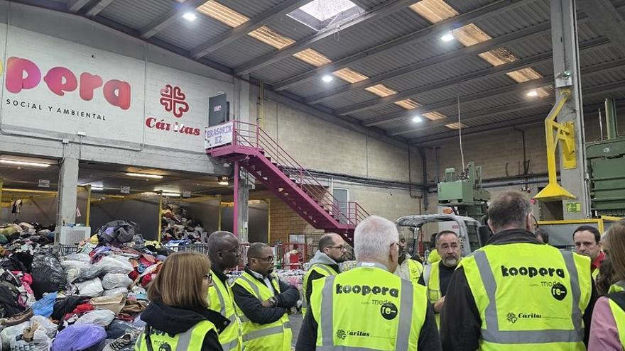 Voluntarios de Cáritas Bizkaia.