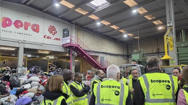 Voluntarios de Cáritas Bizkaia.