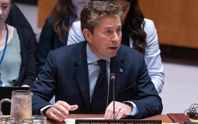 El jefe humanitario de la ONU, Tom Fletcher