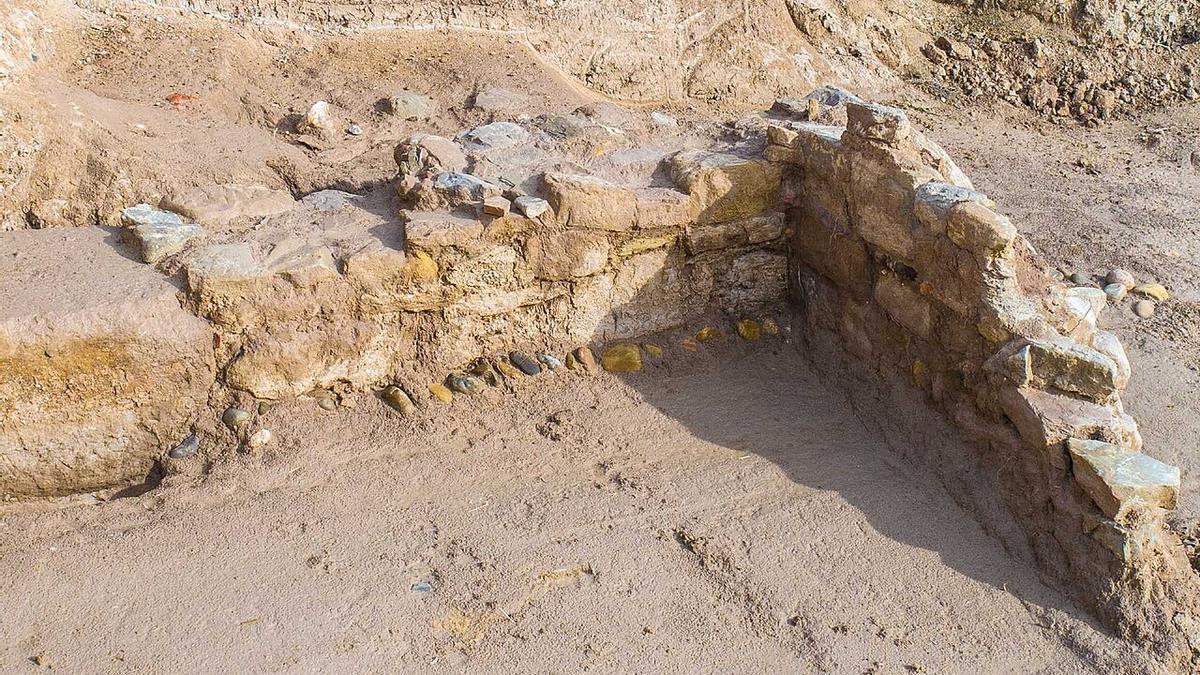 Restos de la villa romana.