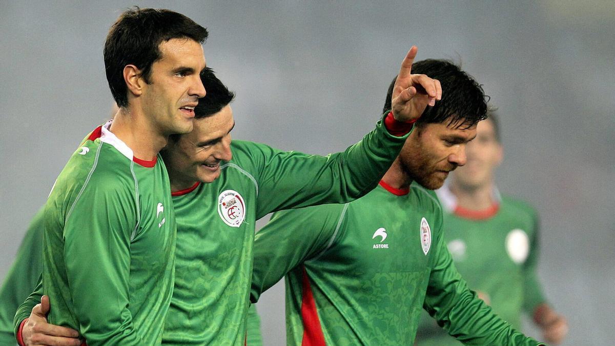 Imagen del partido disputado entre la Euskal Selekzioa y Bolivia