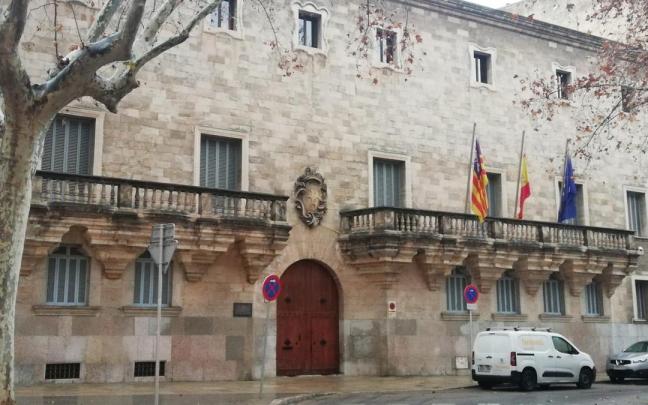 El Palacio de Justicia, sede del Tribunal Superior de Justicia de Baleares (TSJIB) y la Audiencia Provincial, en la plaza Weyler de Palma.