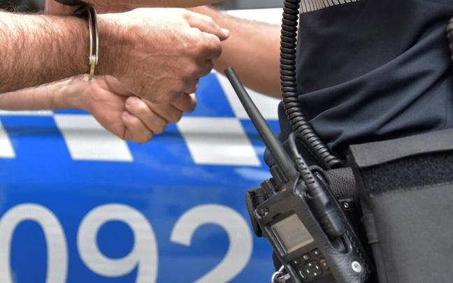 Imagen de una detención realizada por la Policía Municipal.