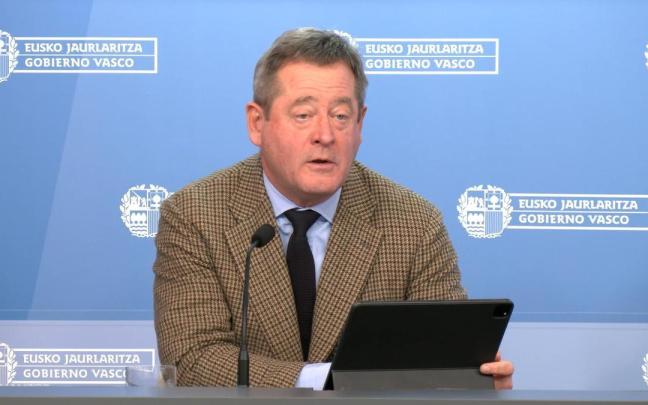 El portavoz del Gobierno vasco, Bingen Zupiria.