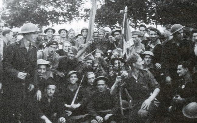 Gernika Batailoiko gudariak Medoceko frontean, Bigarren Mundu Gerran.