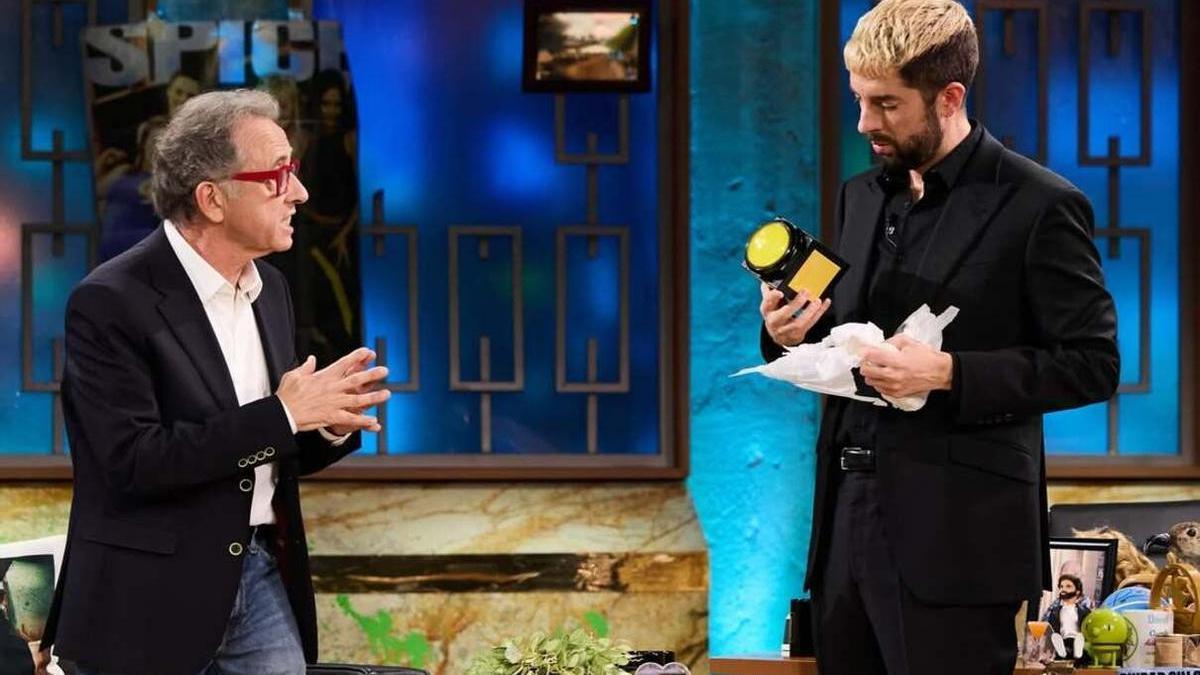 Jordi Hurtado y David Broncano, anoche en 'La Revuelta'