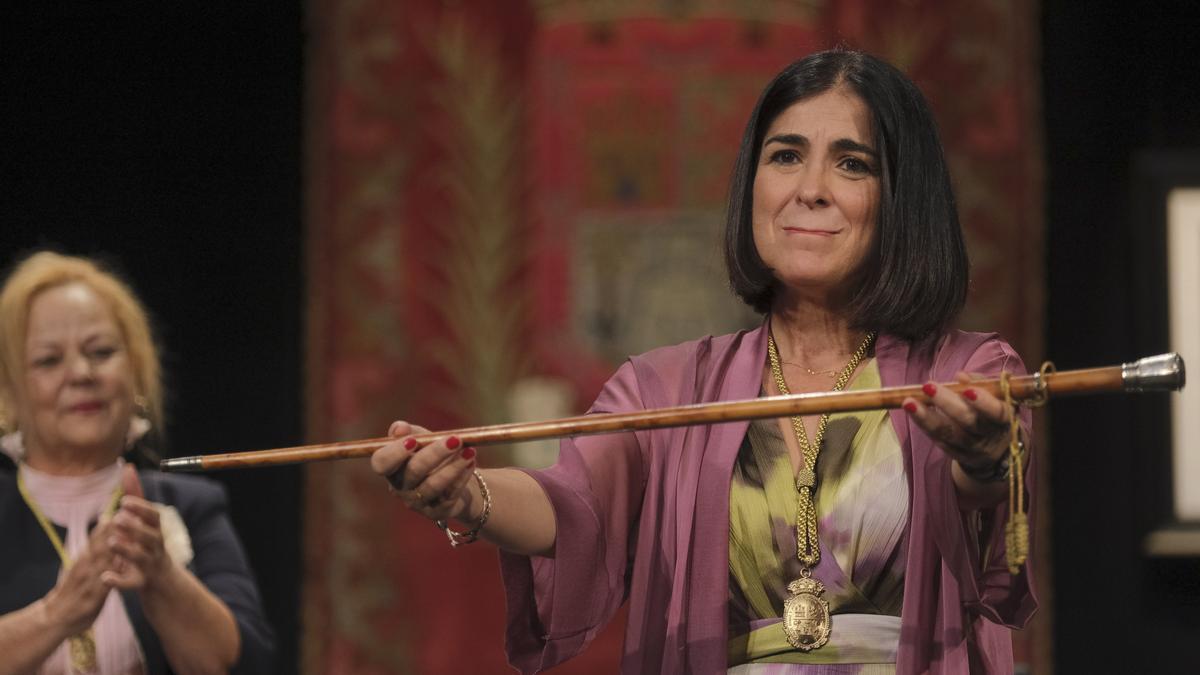 Darias toma posesión como alcaldesa de Las Palmas.