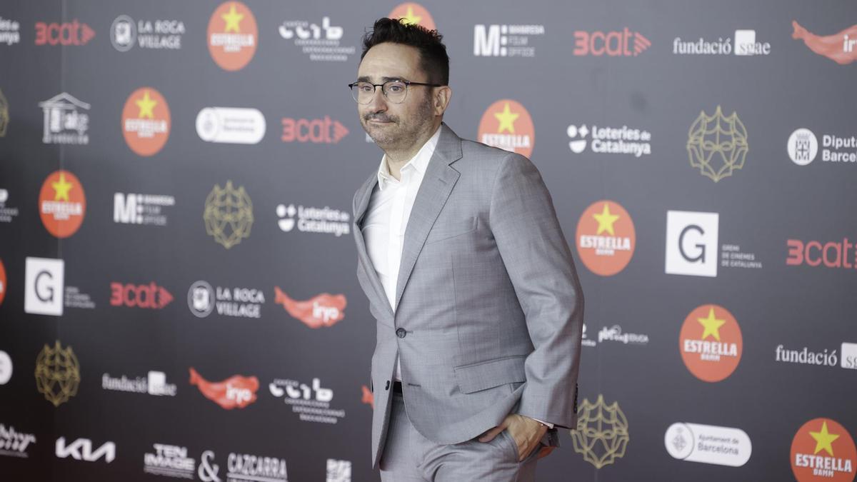 J.A.Bayona, en el photocall de los Premios Gaudí