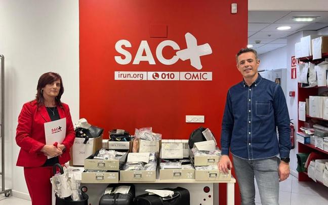 La oficina de objetos perdidos en Irun depende del SAC.