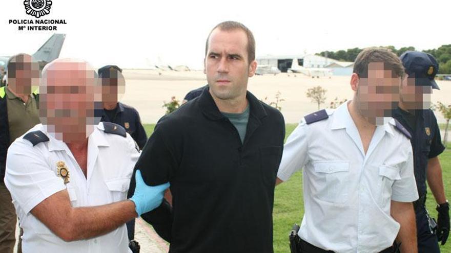 Txeroki, tras su detención.