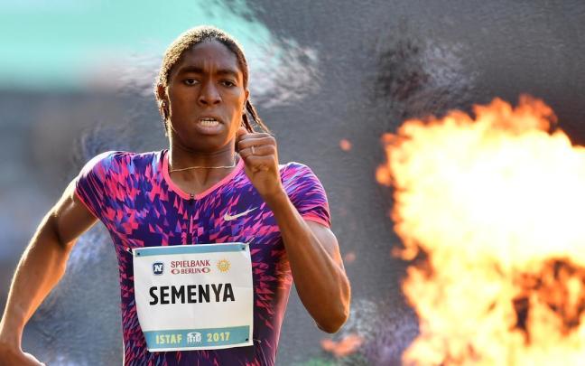 La atleta Caster Semenya. La atleta Caster Semenya.