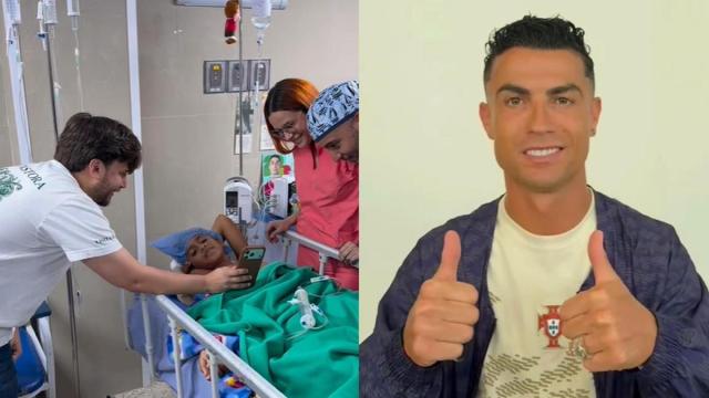 Cristiano no lo dudó a la hora de hacer un pequeño gesto para el niño.