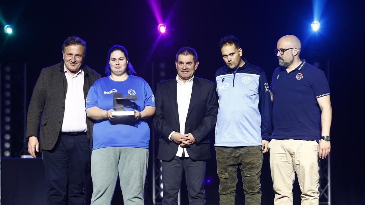 Josetxo Murguiondo, Irati Aizagar, Primi Sánchez, Aingeru González y Hernán Mazzarello.