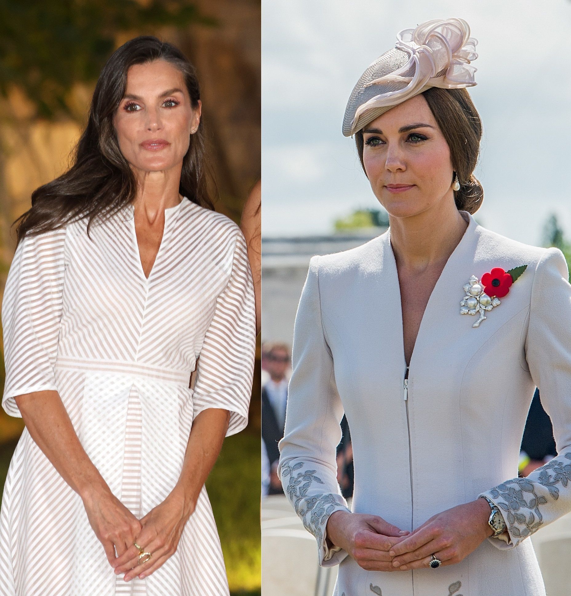 La reina Letizia o Kate Middleton utilizan esta pose en actos oficiales.
