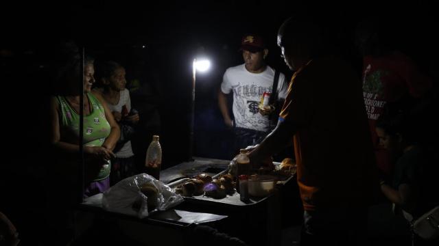 Imagen de un apagón en Cuba