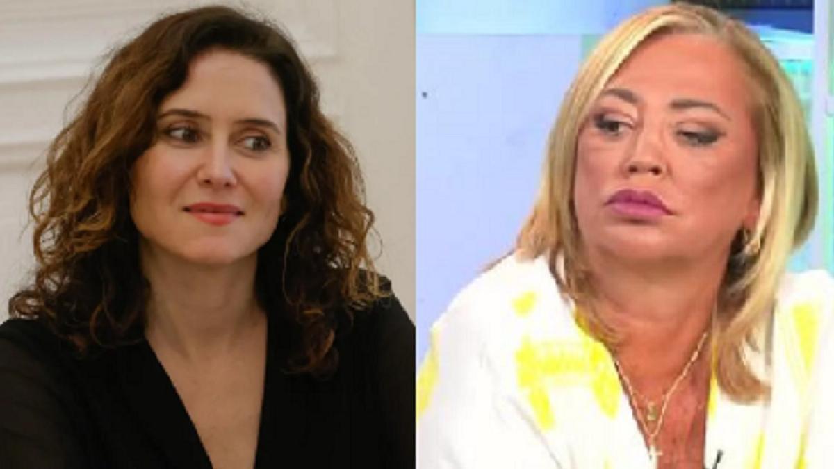 Isabel Díaz Ayuso y Belén Esteban.