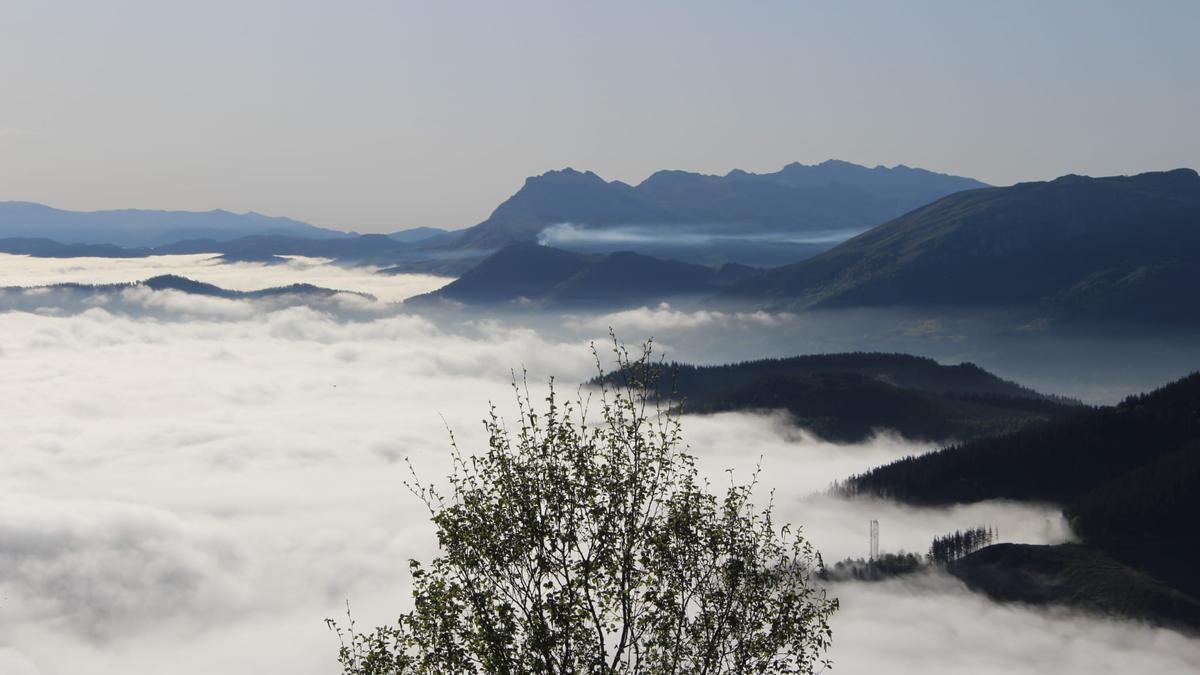 Espectacular mar de nubes