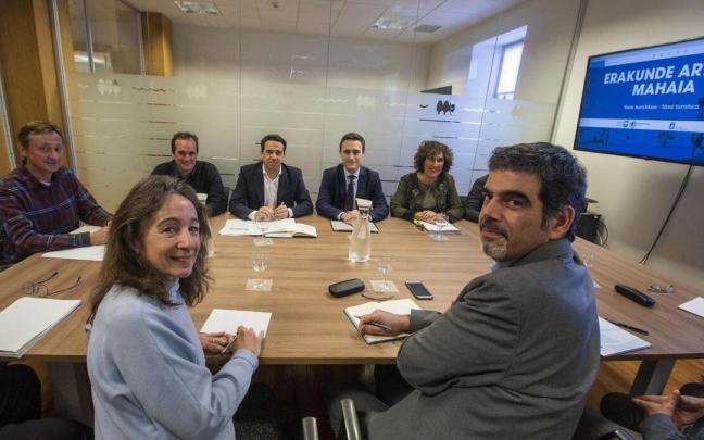 Marisol Garmendia y Eneko Goia, al inicio de la pasada legislatura.