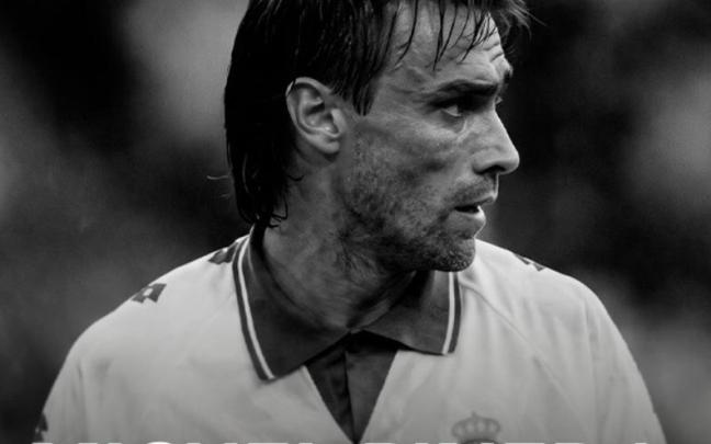 Michel Pineda, con el Racing de Santander.